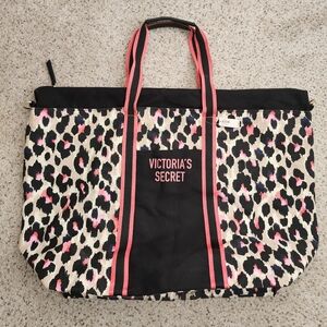 Victoria's Secret pink cheetah print bag